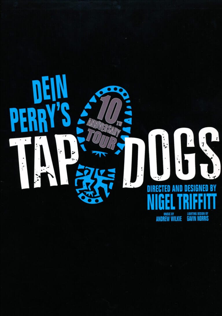 Tap Dogs Program 10th year Anniversary Tour